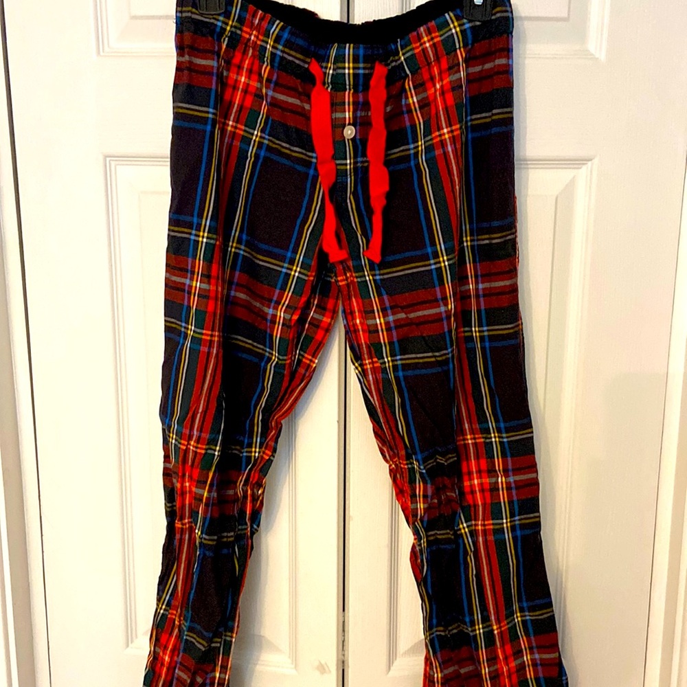JCrew Plaid pj pants women XS